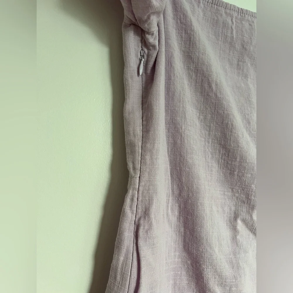 Lavender Puff Sleeve Mini Dress - Picture 8 of 10